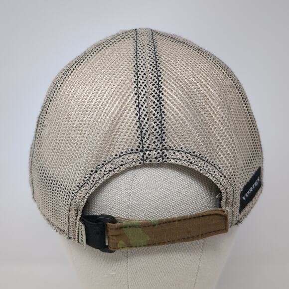 Vortex Strapback Baseball Cap Multicolor OS Adjustable Mesh Back Camouflage - Picture 6 of 9